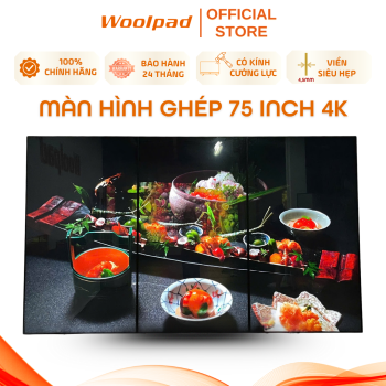 Màn hình ghép LCD 75inch 4K WoolpadTổng thể máy đều được làm từ kim loại, thiết kế ngoài bằng nhôm, mỏng nhẹ

Được thiết kế với công nghệ kính cường lực chống cháy nổ giúp bảo vệ hiệu quả thiết bị khỏi hư hại bởi ngoại lực
