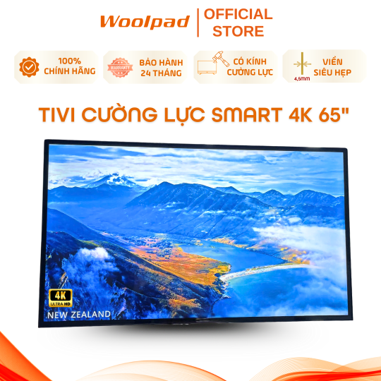 Màn hình cường lực Woolpad 65inch Smart 4K